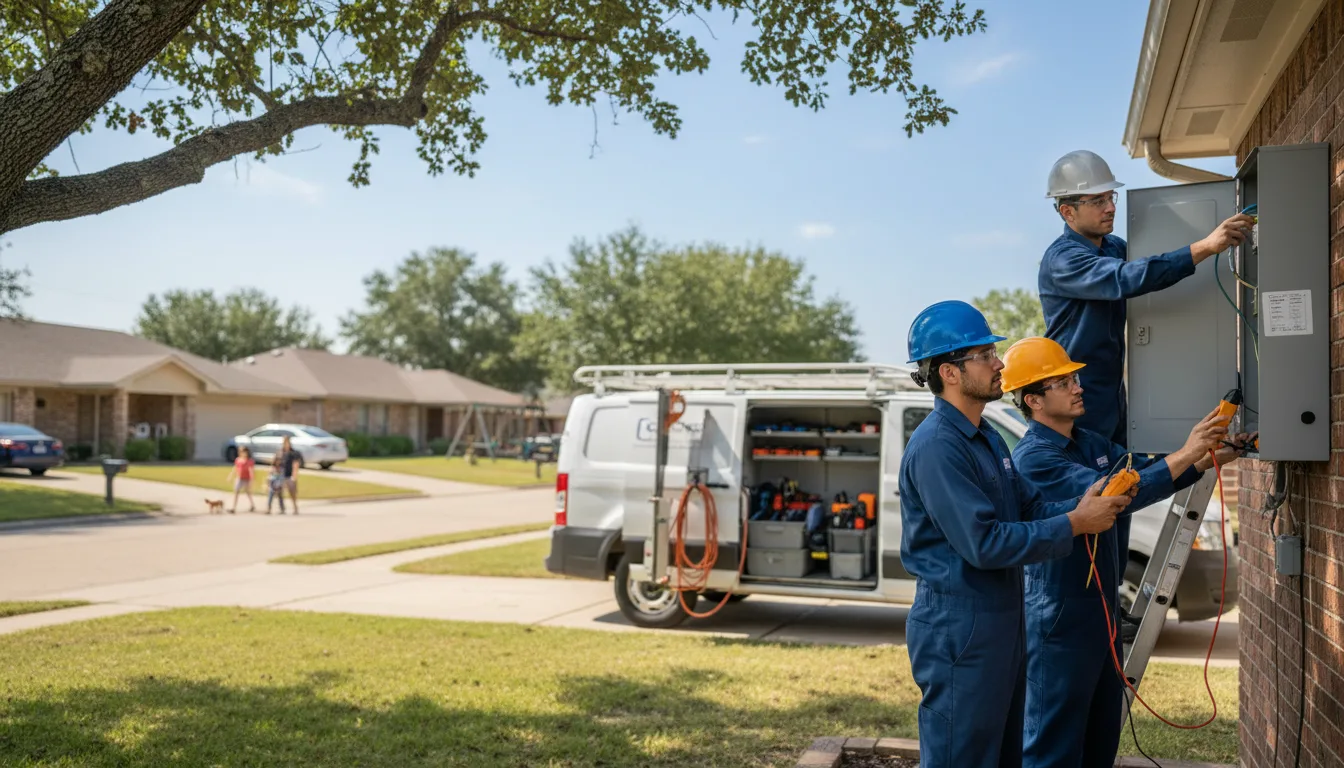 Certified electrician providing emergency electrical services in English, IN